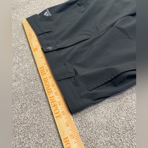 Adidas Womens athletic straight golf pants sz large black stretch pants workout - Picture 9 of 12